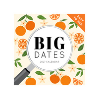 2027 Calendar Big Dates Easy-To-See Square Wall, Paper Pocket CPB2