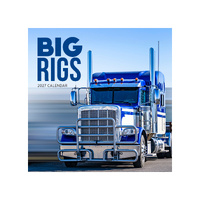 2027 Calendar Big Rigs Square Wall, Paper Pocket CSB4