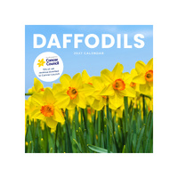 2027 Calendar Daffodils The Cancer Council Square Wall, Paper Pocket CPB28
