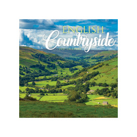 2027 Calendar English Countryside Square Wall, Paper Pocket CDB3