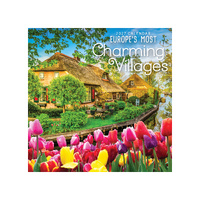 2027 Calendar Europe's Most Charming Villages Square Wall, Paper Pocket CDB4