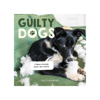 2027 Calendar Guilty Dogs Square Wall, Paper Pocket CAB36