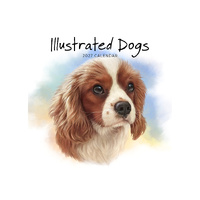 2027 Calendar Illustrated Dogs Square Wall, Paper Pocket CAB61
