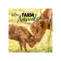 2027 Calendar Our Australia Farm Animals Square Wall, Paper Pocket COB10