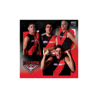 2027 Calendar AFL Essendon Bombers Square Wall, Paper Pocket CAFB8