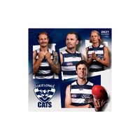 2027 Calendar AFL Geelong Cats Square Wall, Paper Pocket CAFB7