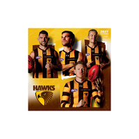 2027 Calendar AFL Hawthorn Hawks Square Wall, Paper Pocket CAFB10