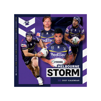 2027 Calendar NRL Melbourne Storm Square Wall, Paper Pocket CNRB7
