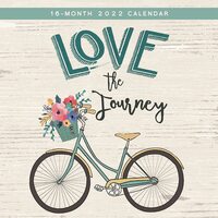 2022 Calendar Love The Journey 16-Month Square Wall by Hopper Studios BT26885