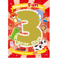 Sticker Fun for 3 Year Olds Sticker Book, Children's Sticker Book