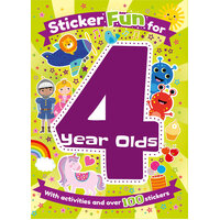 Sticker Fun for 4 Year Olds Sticker Book, Children's Sticker Book