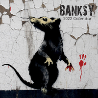 2022 Calendar Banksy Square Wall by The Gifted Stationery GSC21015
