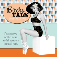 2022 Calendar Bitchy Talk Square Wall by The Gifted Stationery GSC21074