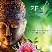 2022 Calendar Zen Square Wall by The Gifted Stationery GSC21130