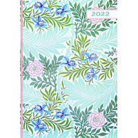 2022 Diary William Morris Larkspur A6 Flexi Week to View, The Gifted Stationery