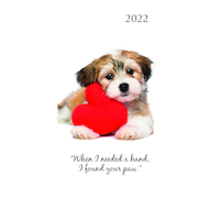 2022 Diary Adorable Dogs Pocket Week to View by The Gifted Stationery GSC21406