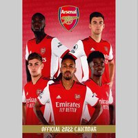 2022 Calendar Arsenal FC Official A3 Wall by Danilo D20156