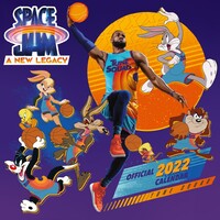 2022 Calendar Space Jam; A new legacy Square Wall by Browntrout I23164