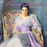 2024 Calendar Impressionists Square Wall by The Gifted Stationery GSC23614
