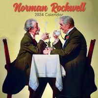 2024 Calendar Norman Rockwell Square Wall by The Gifted Stationery GSC23620