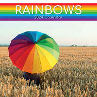 2024 Calendar Rainbows Square Wall by The Gifted Stationery GSC23625
