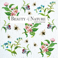 2024 Calendar Beauty of Nature Square Wall by The Gifted Stationery GSC23648