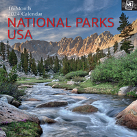 2024 Calendar National Parks USA Square Wall by The Gifted Stationery GSC23756