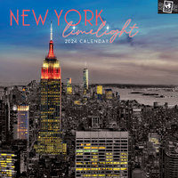 2024 Calendar New York Limelight Square Wall by The Gifted Stationery GSC23758