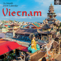 2024 Calendar Vietnam Square Wall by The Gifted Stationery GSC23769