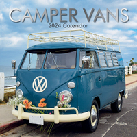 2024 Calendar Camper Vans Square Wall by The Gifted Stationery GSC23774