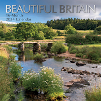 2024 Calendar Beautiful Britain Square Wall by The Gifted Stationery GSC23803