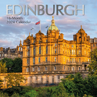 2024 Calendar Edinburgh Square Wall by The Gifted Stationery GSC23829