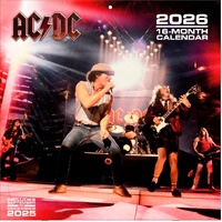 2026 Calendar AC/DC Official 16-Month Square Wall, Pyramid I32187