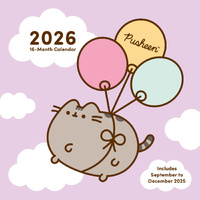 2026 Calendar Pusheen Official 16-Month Square Wall, Pyramid I32453