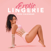2026 Calendar Erotic Lingerie 16-Month Square Wall, Red Robin RR261181