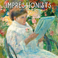 2026 Calendar Impressionists 16-Month Square Wall, Red Robin RR261211