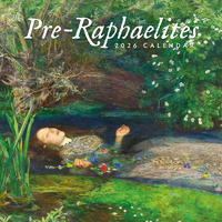 2026 Calendar Pre-Raphaelites 16-Month Square Wall, Red Robin RR261216
