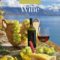 2026 Calendar Wine 16-Month Square Wall, Red Robin RR261249