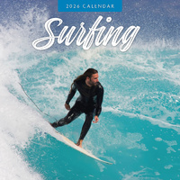 2026 Calendar Surfing 16-Month Square Wall, Red Robin RR261276