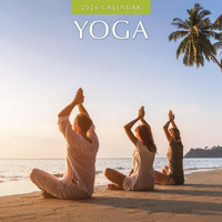 2026 Calendar Yoga 16-Month Square Wall, Red Robin RR261284