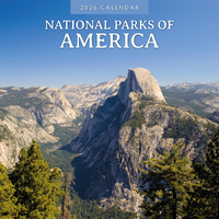 2026 Calendar National Parks of America 16-Month Square Wall, Red Robin RR261293