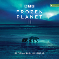 2024 Calendar BBC Frozen Planet II w/ Envelope Square Wall, Danilo D70218