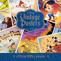 2024 Calendar Disney Vintage Posters Square Wall, Danilo I70362