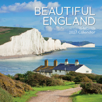 2027 Calendar Beautiful England Square Wall, Gifted Stationery GSC26906
