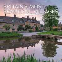 2027 Calendar Britain's Most Beautiful Villages Square Wall, Gifted Stationery GSC26917