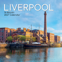 2027 Calendar Liverpool Square Wall, Gifted Stationery GSC26946