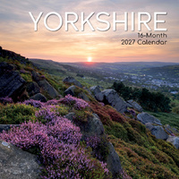 2027 Calendar Yorkshire Square Wall, Gifted Stationery GSC26973