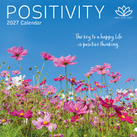 2027 Calendar Mind Body Spirit Positivity Square Wall, Gifted Stationery GSC26979
