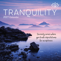 2027 Calendar Tranquility Square Wall, Gifted Stationery GSC26980