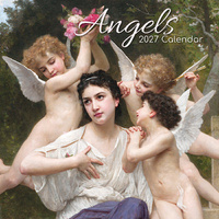 2027 Calendar Angels Square Wall, Gifted Stationery GSC27073
